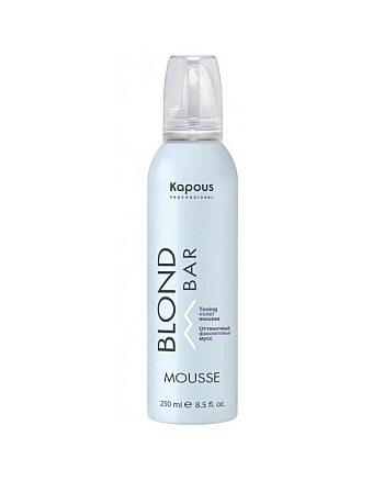 Kapous Professional Blond Bar - Оттеночный мусс фиолетовый, 250 мл - hairs-russia.ru